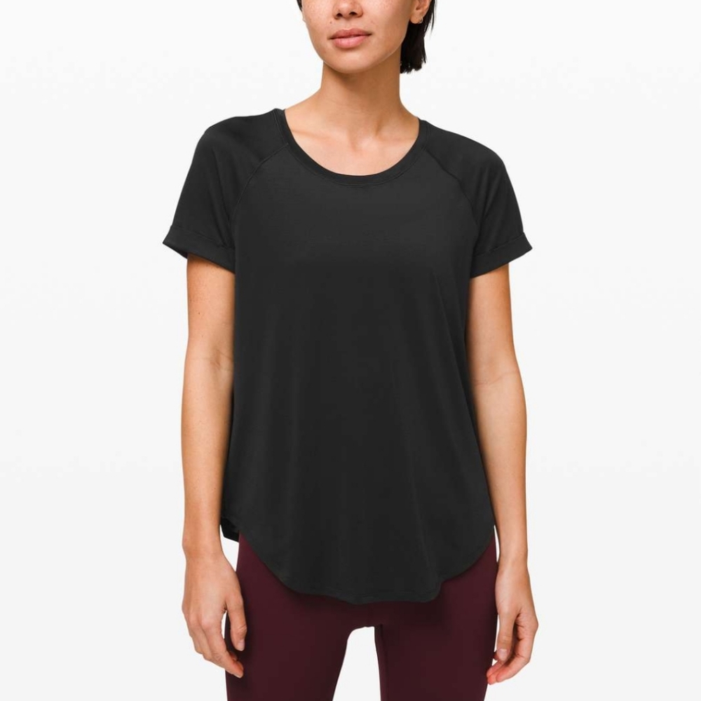Lululemon Open Up Tie Back Tee